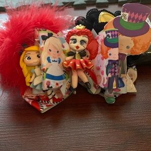 Huge bow Alice in Wonderland bow big, style bow clay characters Halloween